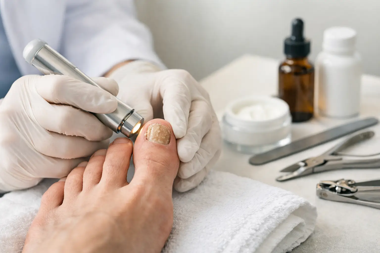 Hongos en uñas: tratamiento dermatológico