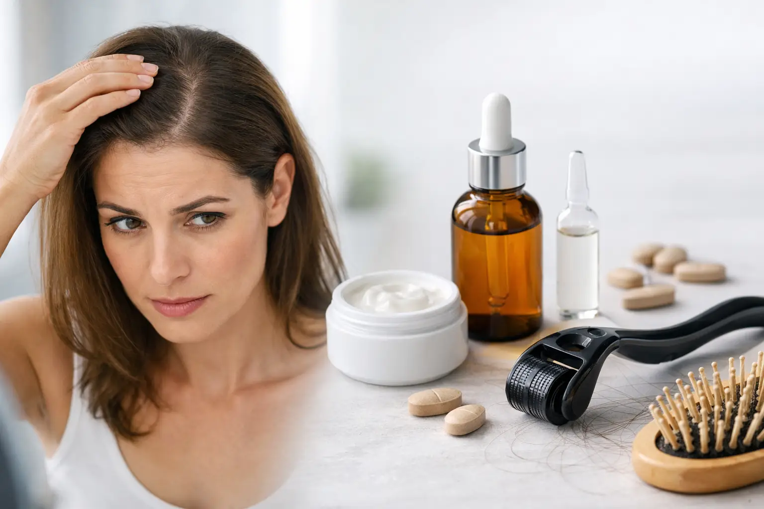 Tratamiento para alopecia en mujeres