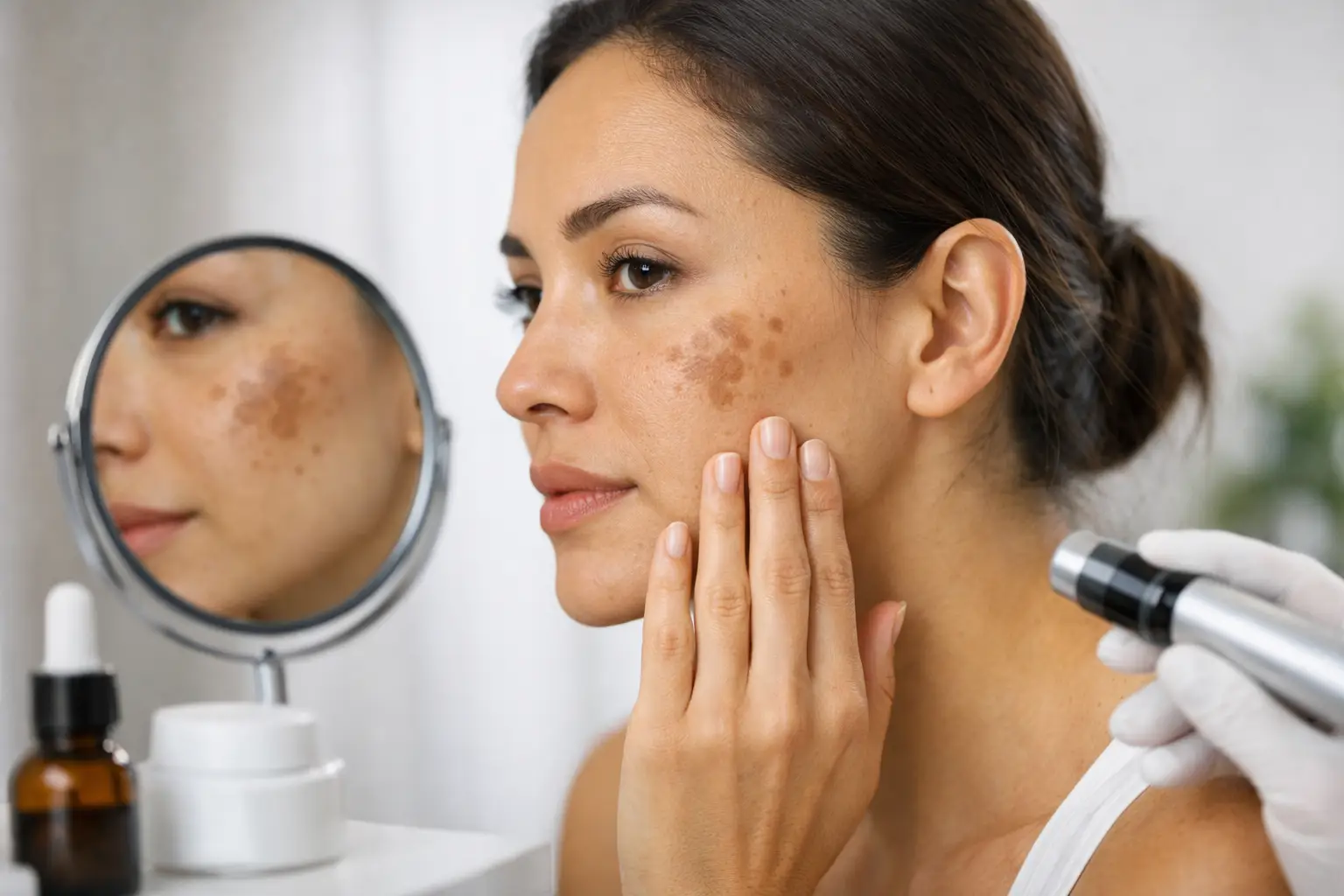 Manchas faciales: causas y tratamiento