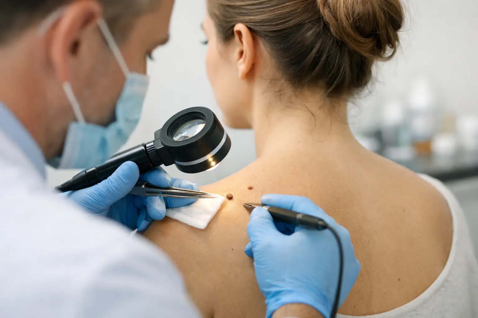 Retiro de lunares con dermatólogo: qué esperar