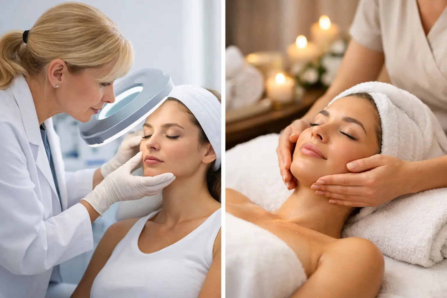 Consulta dermatológica vs spa facial: qué elegir