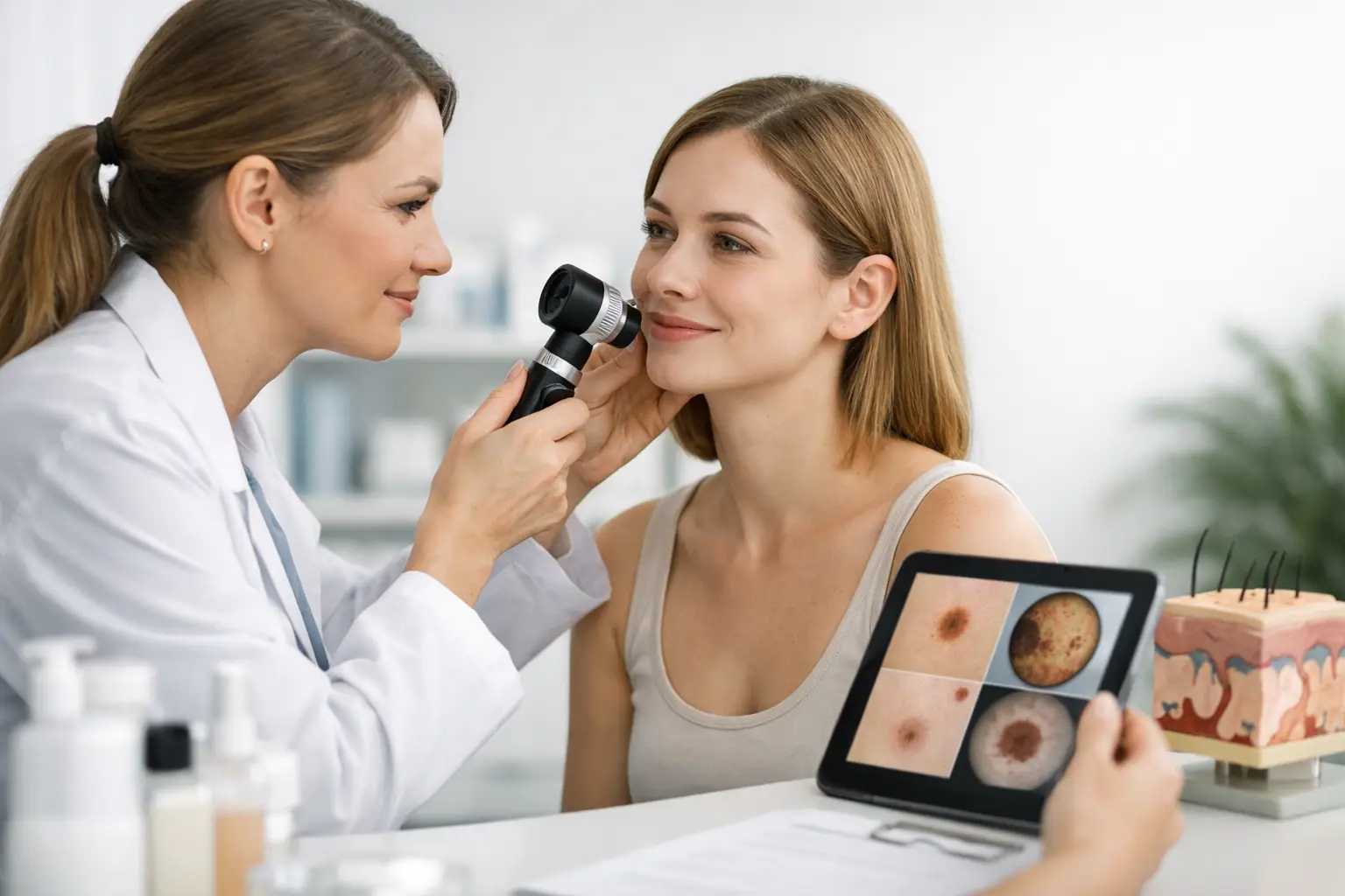 Qué incluye una consulta dermatológica completa